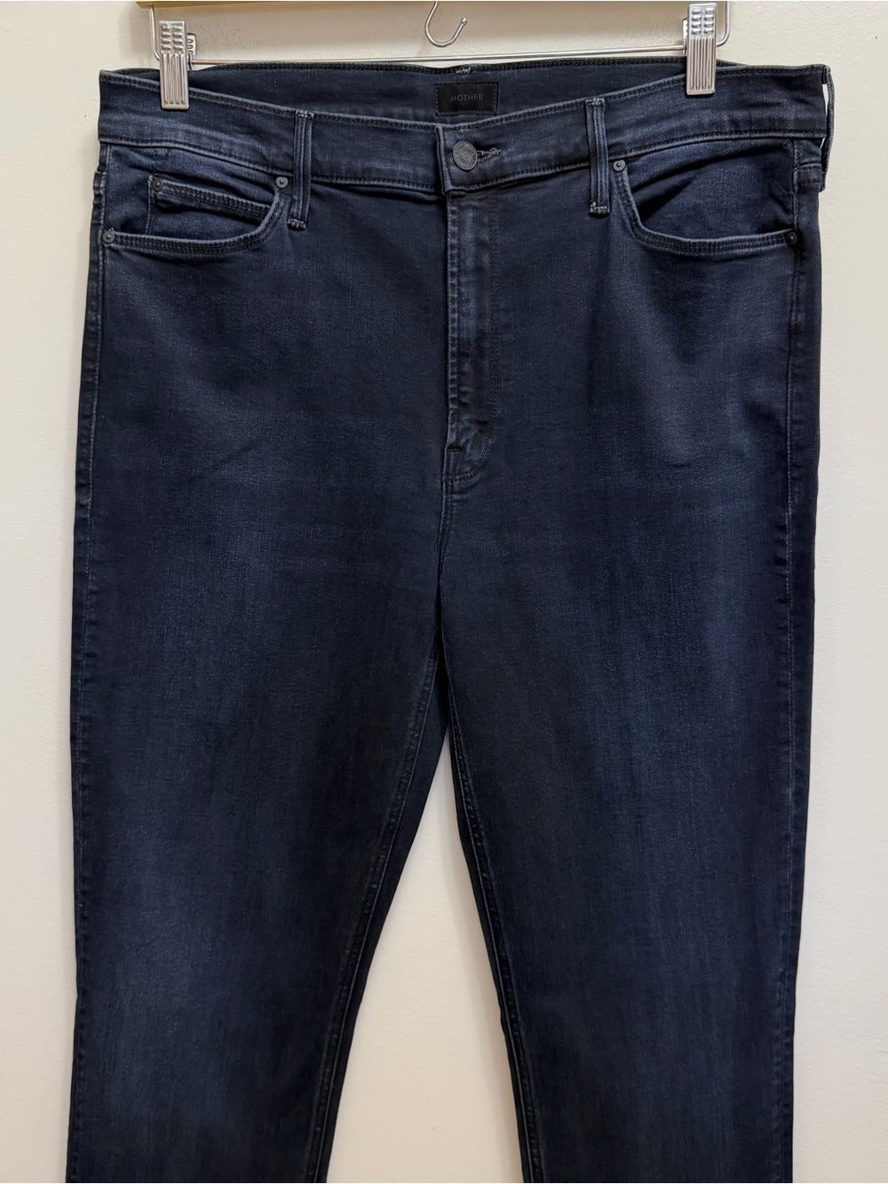 MOTHER The Runaway Denim Jean High Rise in Night in Venice Black Size 34 - Picture 4 of 11